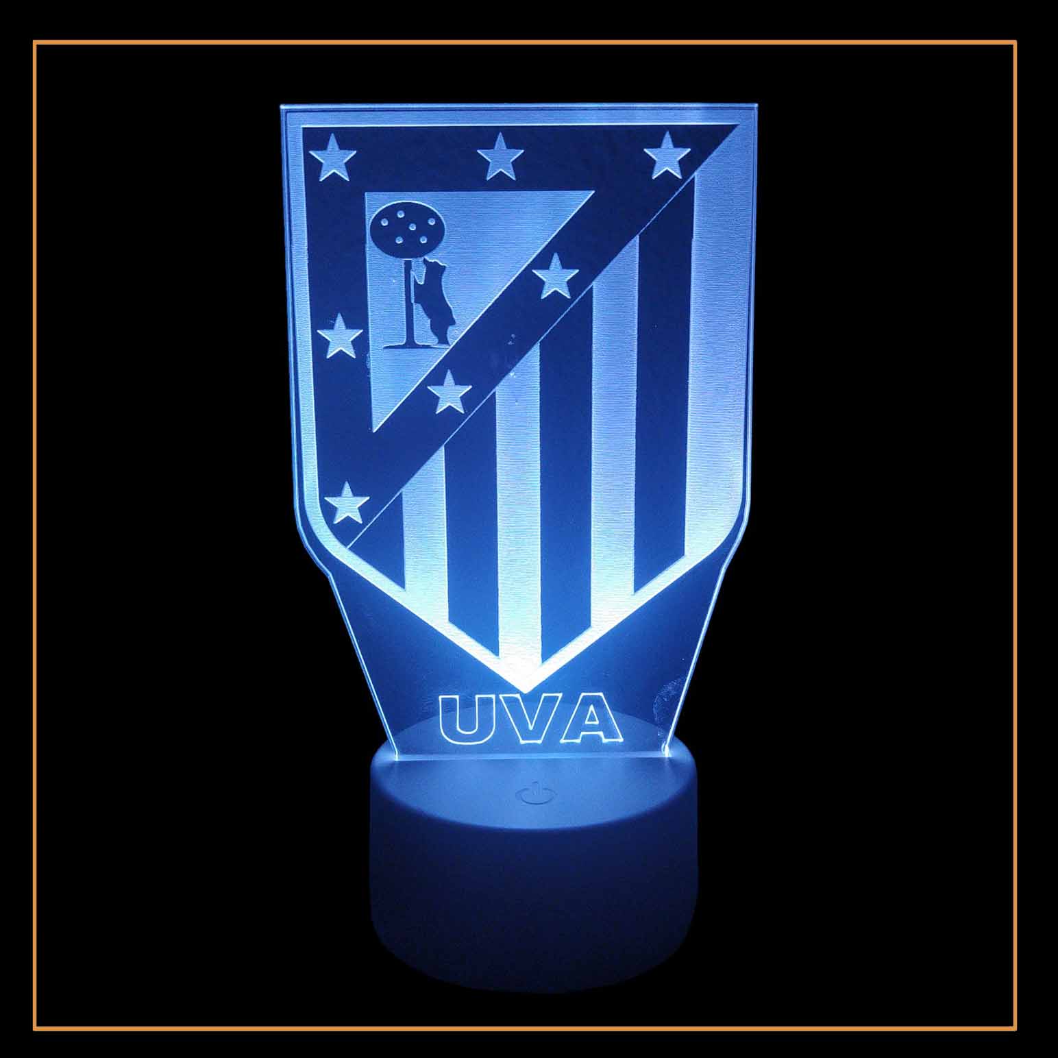 lámpara led escudo Atlético de madrid