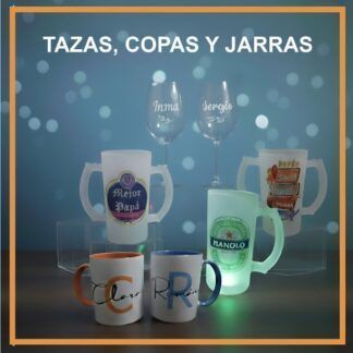 TAZAS, JARRAS Y COPAS